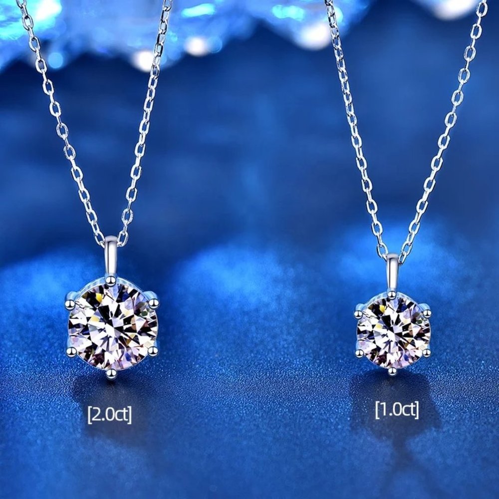 1ct. t.w. Diamond Round Necklace - Picture 4 of 12
